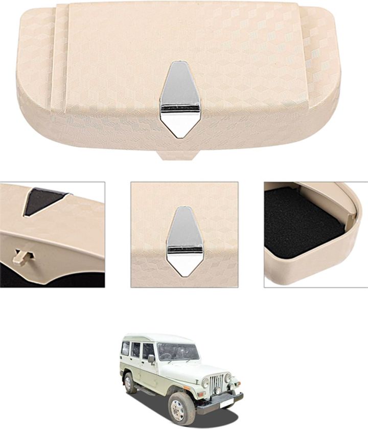 ayw Easy to Install/High Quality Beige Sunglass Holder Attach With Sun Visor-231 Brown Car Sunglass Clip Holder-picture-29