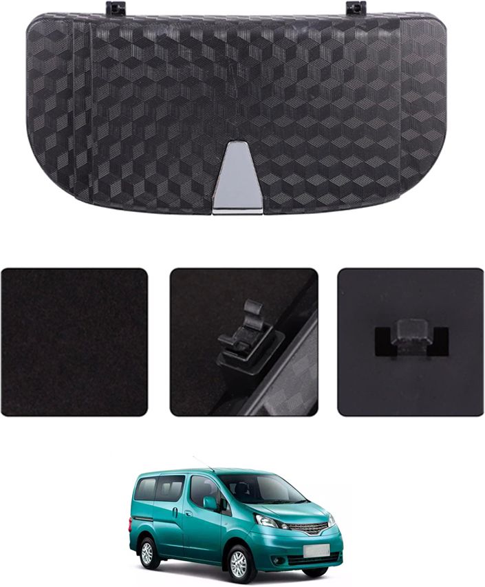 Black Sunglass Protective Holder For Car Dashboard Universal 101 Black Car Sunglass Clip Holder-image-2