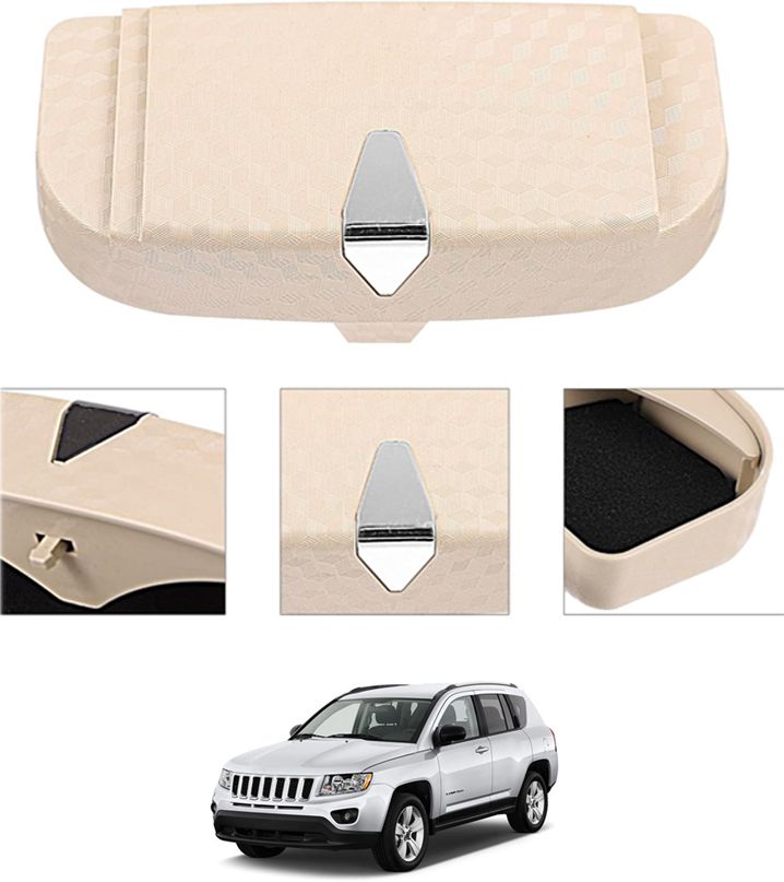 ayw Easy to Install/High Quality Beige Sunglass Holder Attach With Sun Visor-147 Brown Car Sunglass Clip Holder-picture-35
