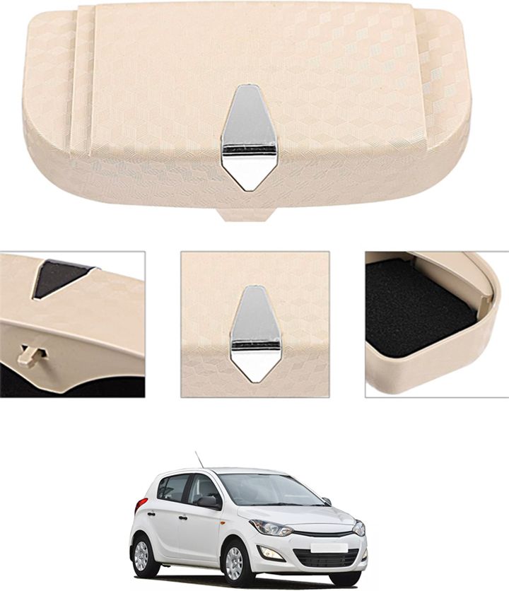rkpsp Beige Sunglass Holder Car High Quality/Easy To Install Attach With Sun Visor-116 Brown Car Sunglass Clip Holder-picture-11