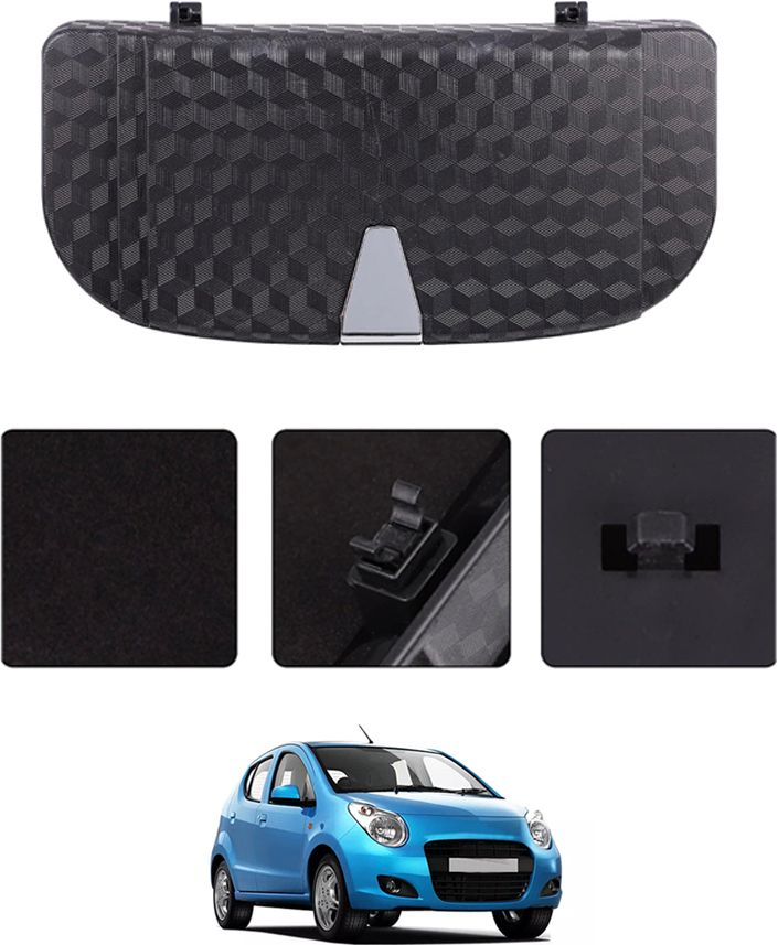 maties Car Multi-Use Black Sunglass Case With Interior Storage To Card Organizer 22 Black Car Sunglass Clip Holder-picture-23