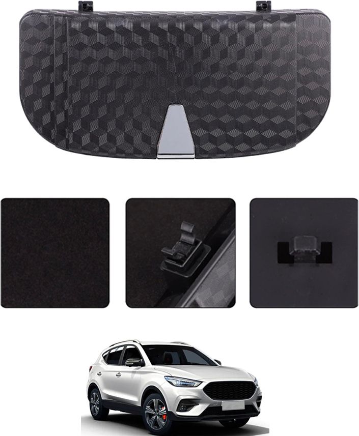 Black Sunglass Protective Holder For Car Dashboard Universal 25 Black Car Sunglass Clip Holder-image-12