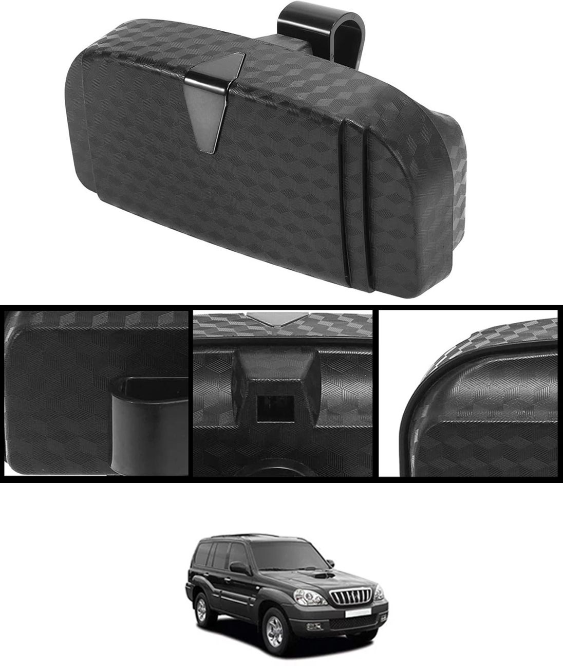monolive Universal New Style Multiuse Black Sunglass Holder For Car-264 Black Car Sunglass Clip Holder-picture-16