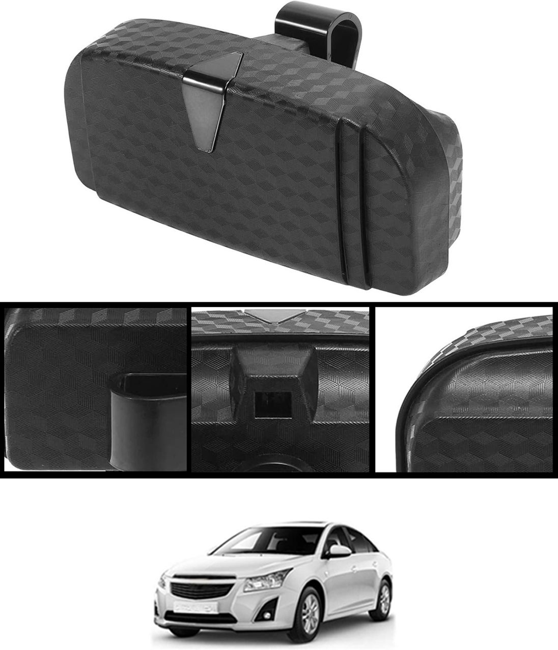 Universal New Style Multiuse Black Sunglass Holder For Car-73 Black Car Sunglass Clip Holder-image-45