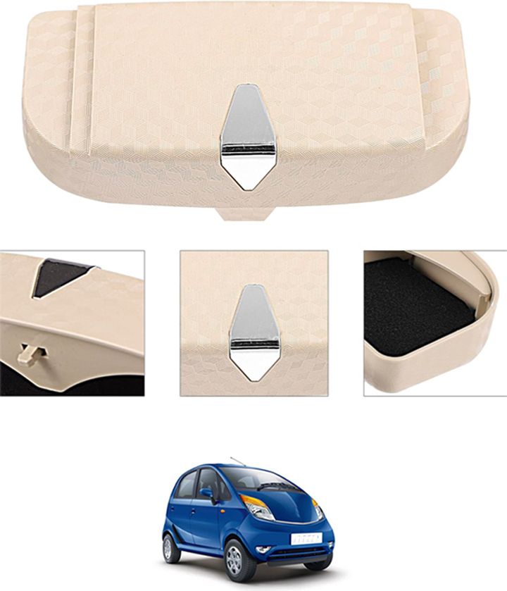 monolive Universal Beige New Stylist Multiuse Design Sunglass Holder For Car 190 White Car Sunglass Clip Holder-picture-17