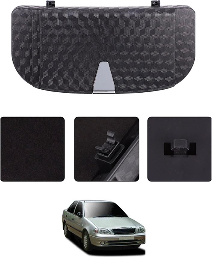 Black Sunglass Protective Holder For Car Dashboard Universal 96 Black Car Sunglass Clip Holder-image-20