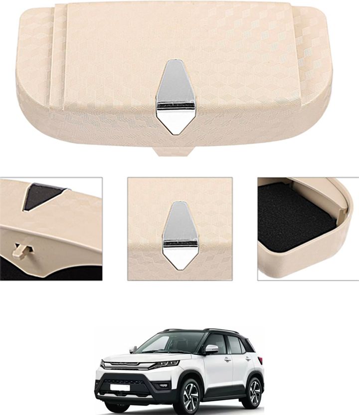 monolive Universal Beige New Stylist Multiuse Design Sunglass Holder For Car-301 White Car Sunglass Clip Holder-picture-11