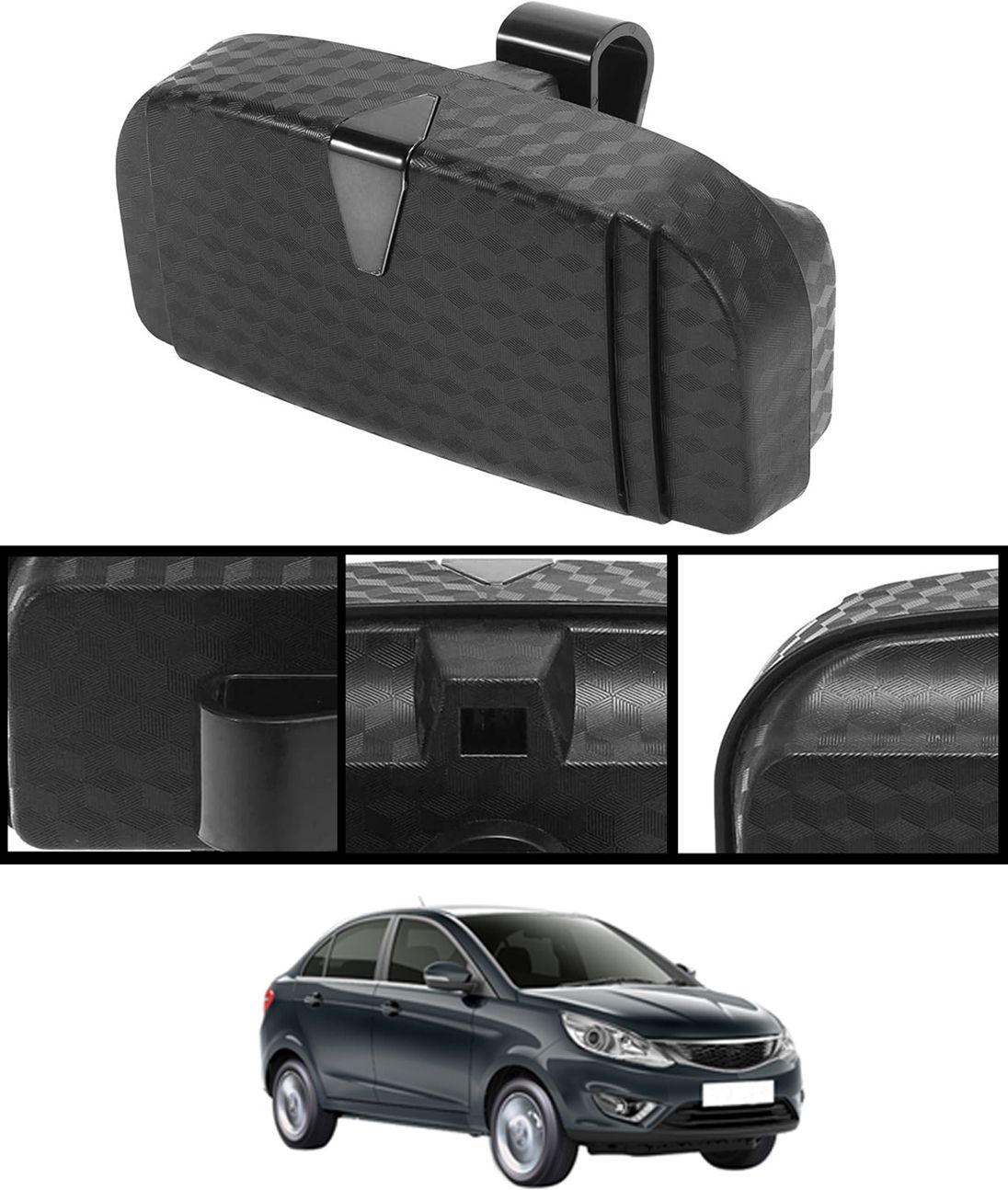 monolive Universal New Style Multiuse Black Sunglass Holder For Car-331 Black Car Sunglass Clip Holder-picture-23