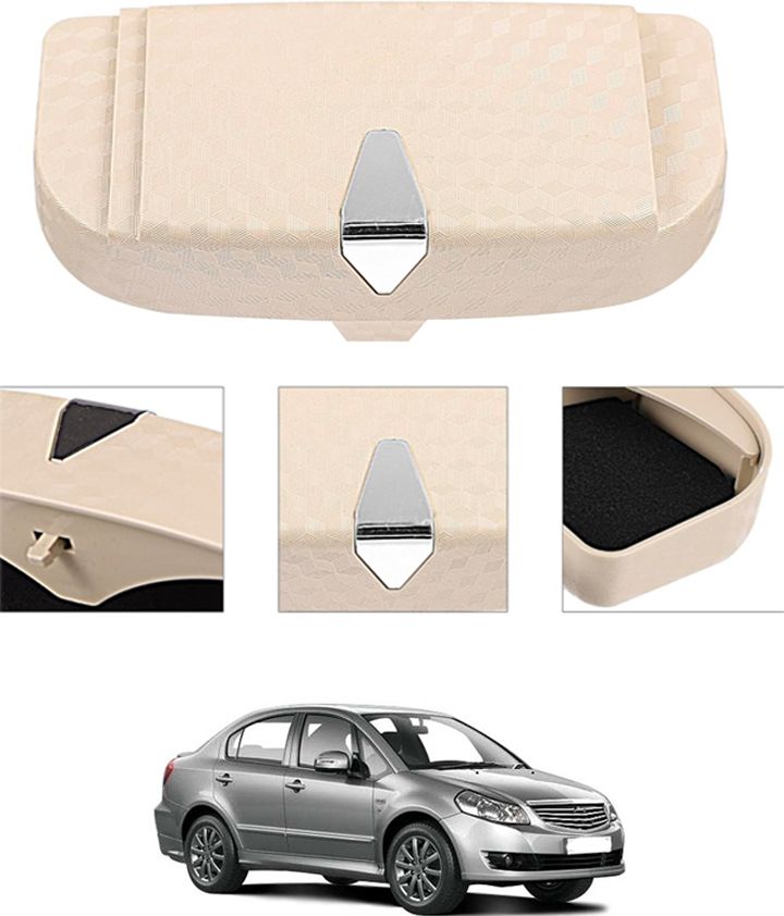monolive Universal Beige New Stylist Multiuse Design Sunglass Holder For Car 259 White Car Sunglass Clip Holder-picture-14