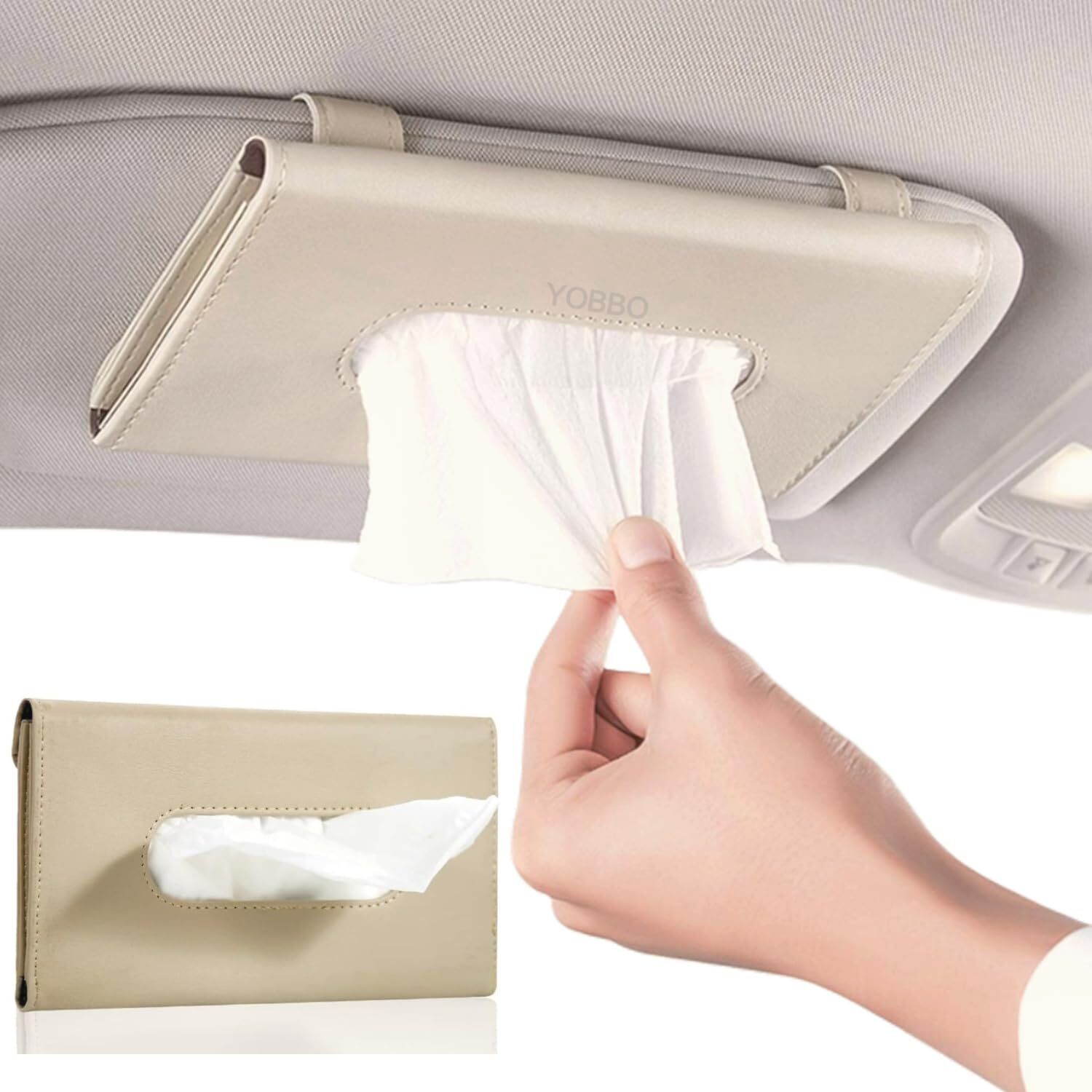 Sun Visor Napkin Holder, Car Visor Tissue Papers Holder WXE34 Vehicle Tissue Dispenser-image-23