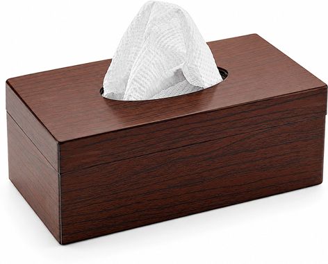 rasora Premium Tissue Dispenser Box for Home,Office,Car &Dining Table Brown Wood Finish Vehicle Tissue Dispenser-picture-26