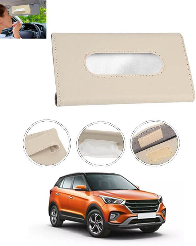 maties New Excellent Bright Color Beige Rectangle Shape Tissue Box For-71 Vehicle Tissue Dispenser-picture-46