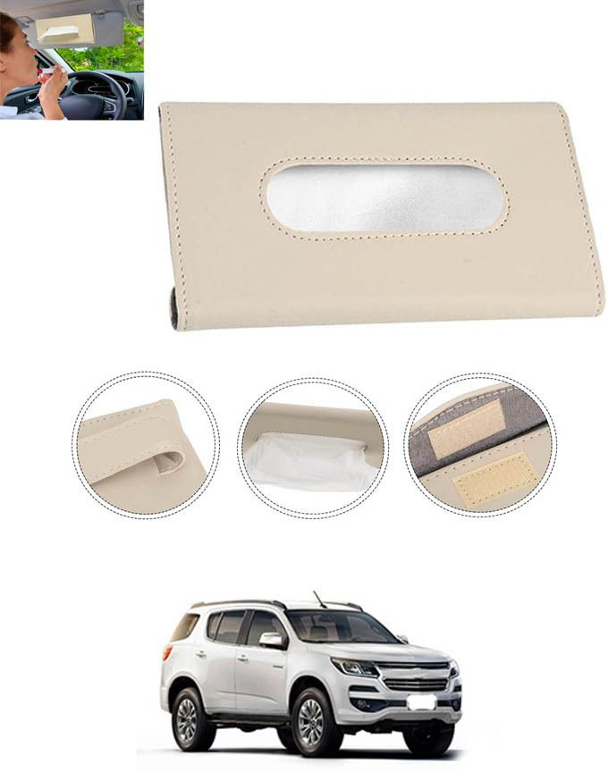 Universal Leatherite Beige Rectangle Tissue Paper Box/Dispencer For Car-275 Vehicle Tissue Dispenser-image-15