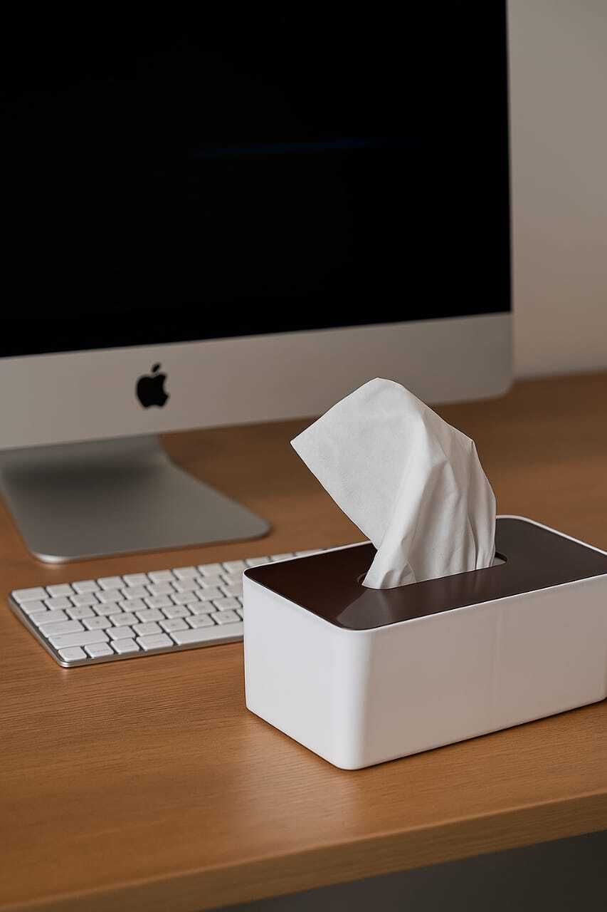 Tissue Box Holder,Car Decor , Home , Hotel , Dining Table , PACK OF 1 Vehicle Tissue Dispenser