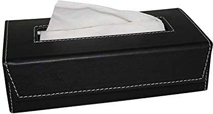 autoxygen Car Leatherite Tissue Paper Dispenser Box Black with Sheets Vehicle Tissue Dispenser-picture-13