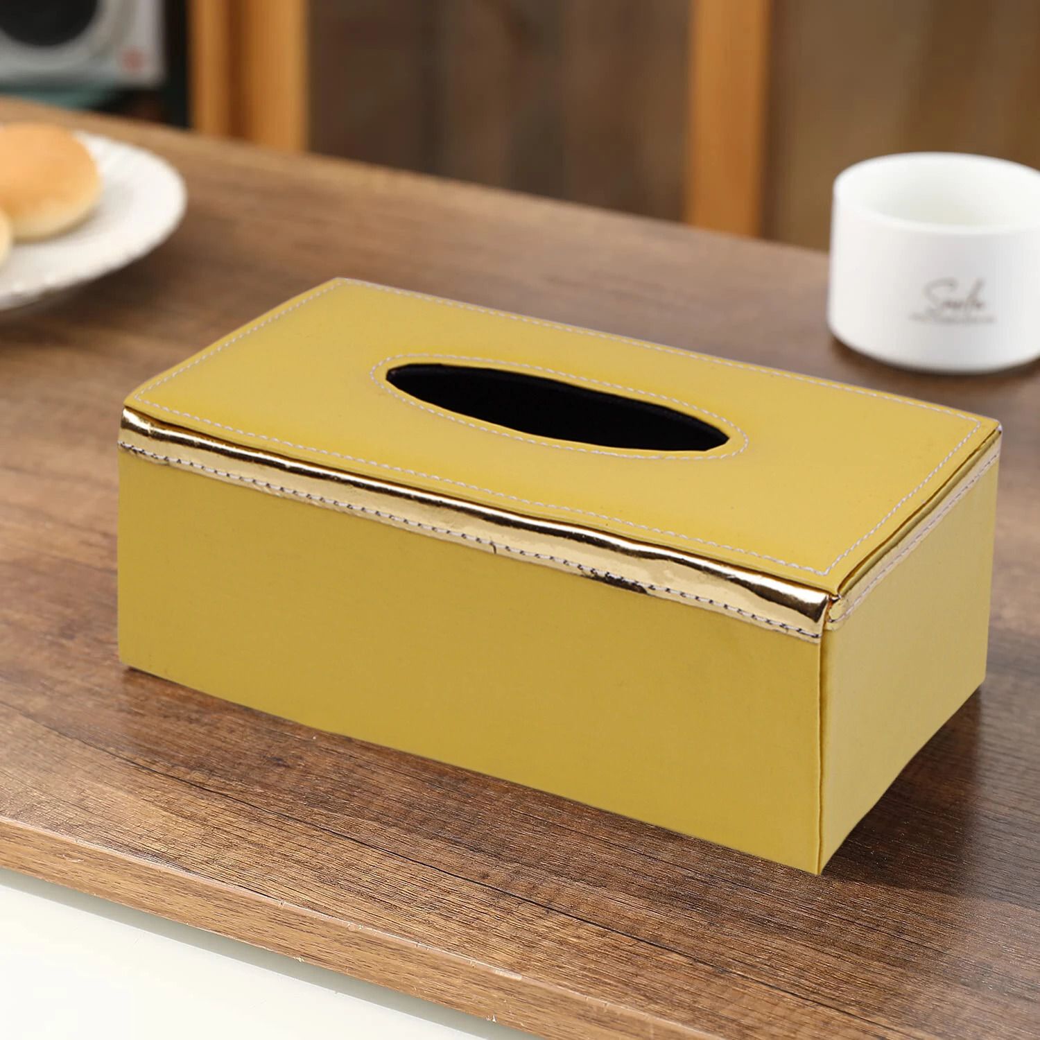 Luxury Leatherite Tissue Paper Holder (YLW-AR5107), Vehicle Tissue Dispenser-image-19