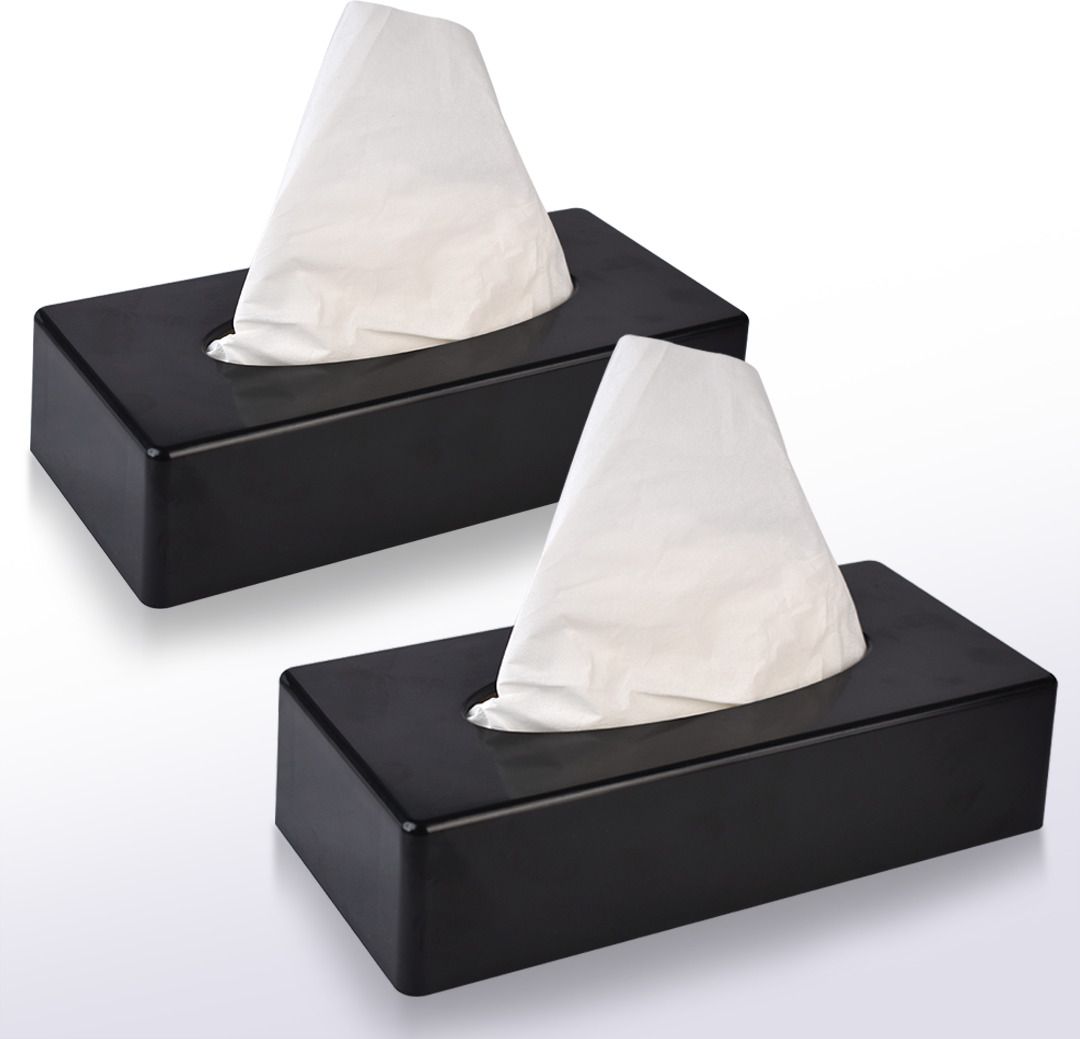 Convenient Tissue Dispenser with 100 Pulls of Tissue Included for Free Vehicle Tissue Dispenser