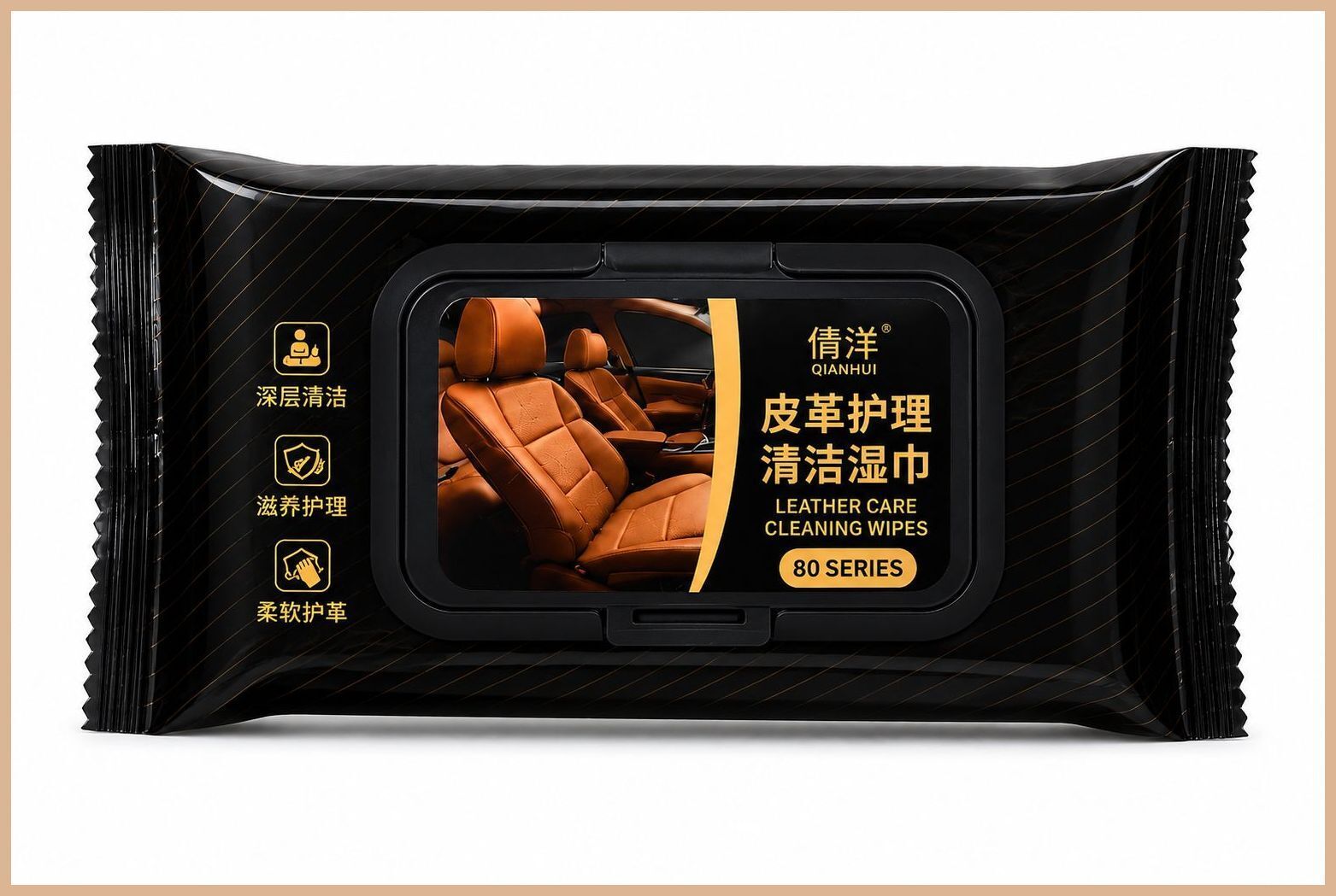 zizi Car Interior Cleaner Wet Wipes Glass Leather Cleaning Wipes Vehicle Tissue Dispenser-picture-15