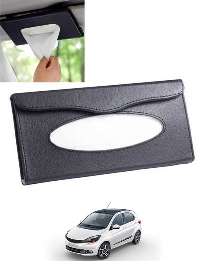 Universal Leatherite Black Rectangle Tissue Paper Box/Dispencer For Car-269 Vehicle Tissue Dispenser-image-35
