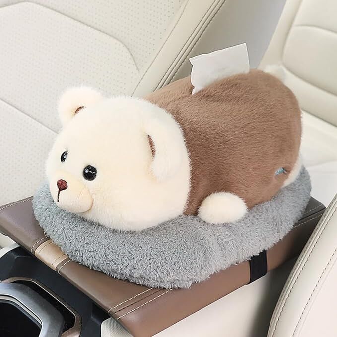 2-in-1 Tissue Box & Air-Purifier for Car Vehicle Tissue Dispenser