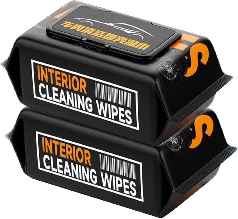 bgvm Car Interior Cleaning Wet Wipes for Dashboard, Glass & Leather(PACK OF 1(70PCS) Vehicle Tissue Dispenser-picture-27