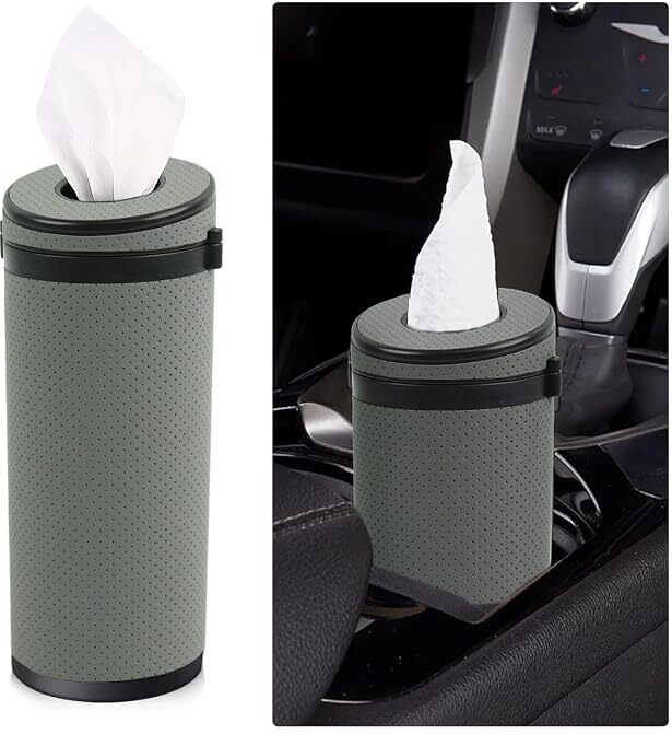 Car Tissue Holder, Tissue Paper Holder for Car, Cylinder Tissue Box Vehicle Tissue Dispenser-image-31