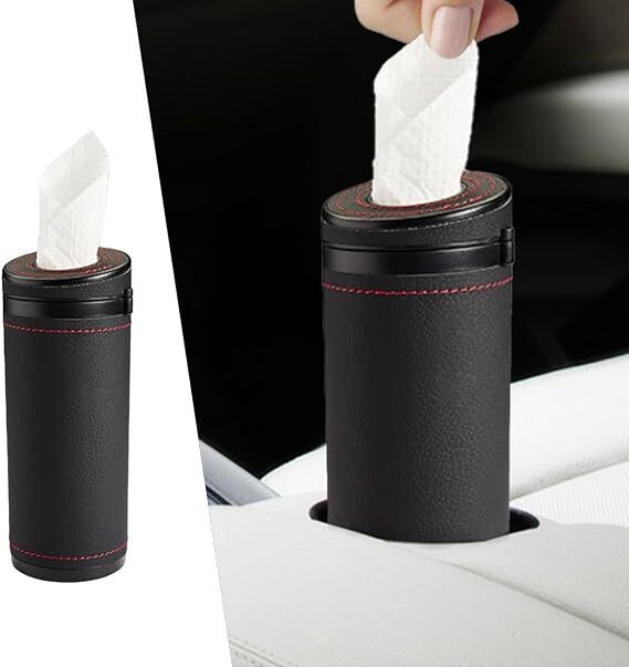 concrew Car Cylindrical Cup Holder Tissue Holder Box Vehicle Tissue Dispenser-picture-12