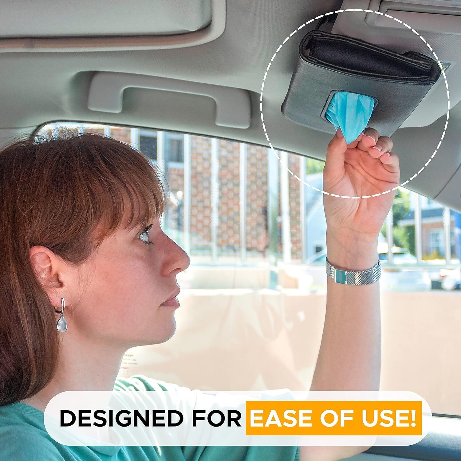 enmora Car Tissue Holder, Sun Visor Napkin Holder, Car Visor Tissue X25 Vehicle Tissue Dispenser-picture-23