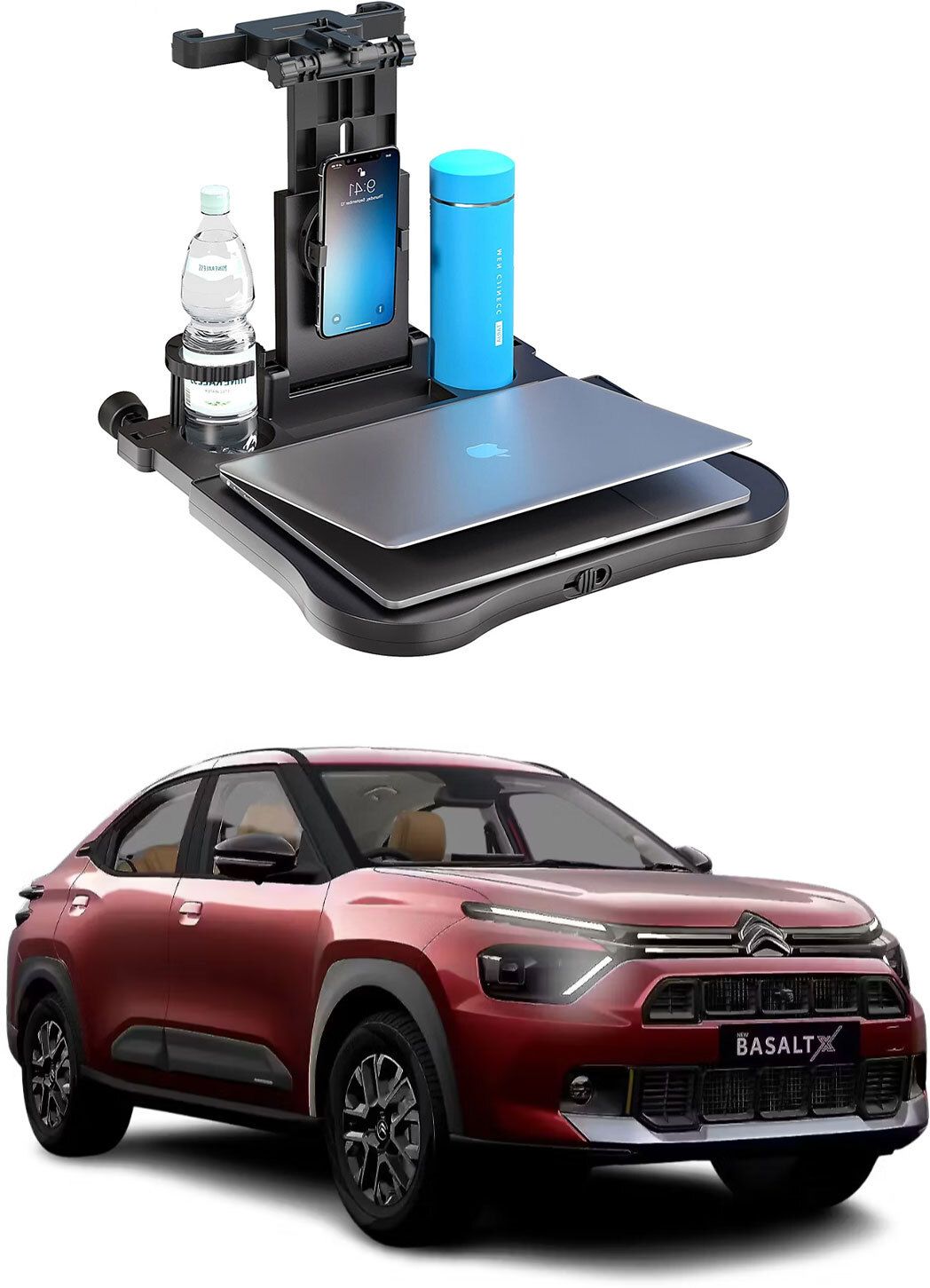 Car Back Seat food Tray Table For Basalt X Cup Holder Tray Table-image-13