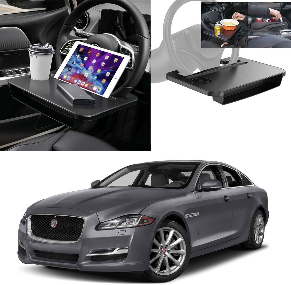 oshotto FT-06 Dual purpose Car Steering Wheel Rack desk For Jaguar XJ Cup Holder Tray Table-picture-16