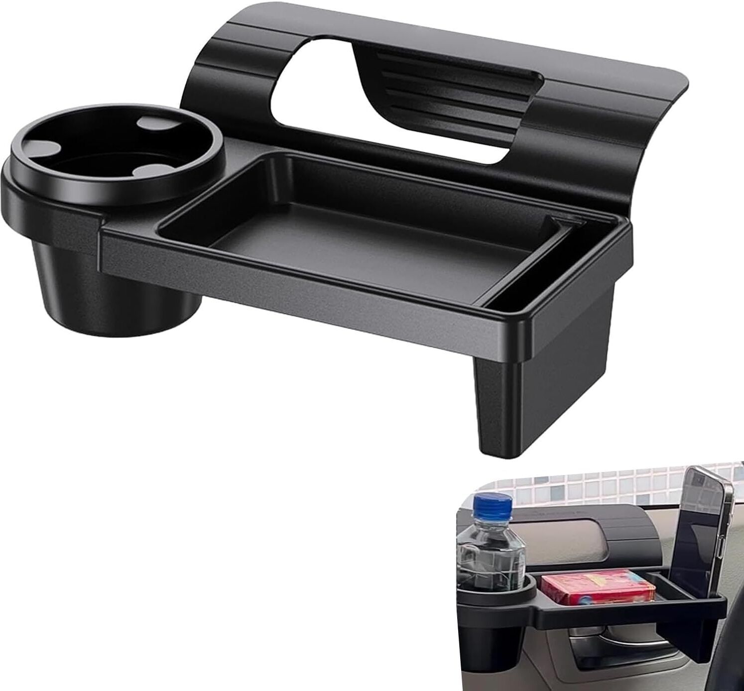 clefairy Car Window Multifunctional Storage Tray Organizer Cup Holder Tray Table-picture-15