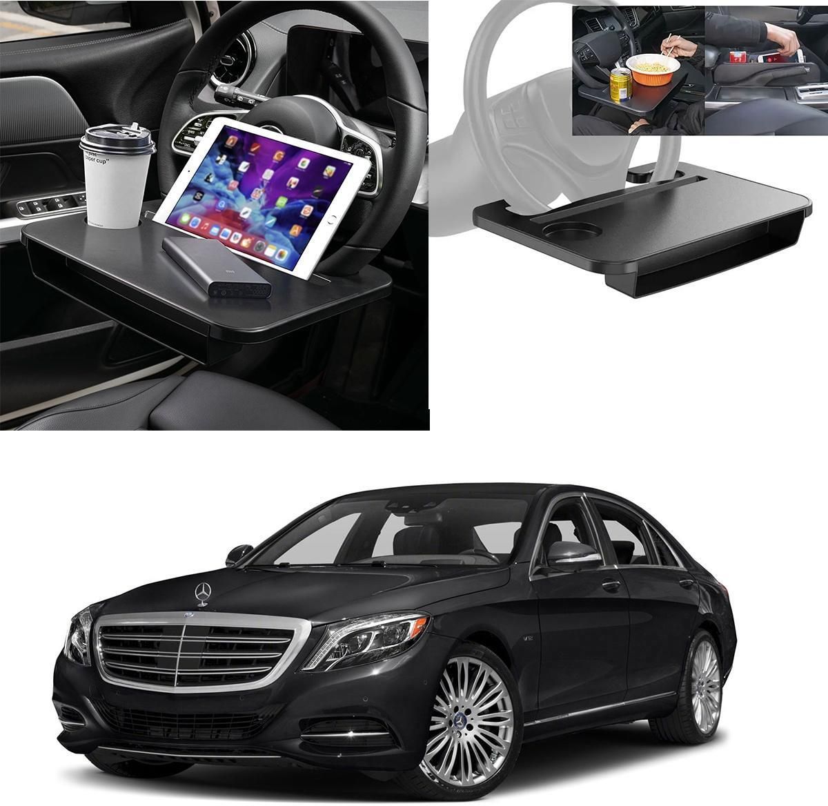 oshotto FT-06 Dual purpose Car Steering Wheel Rack desk For Mercedes S Class Cup Holder Tray Table-picture-23