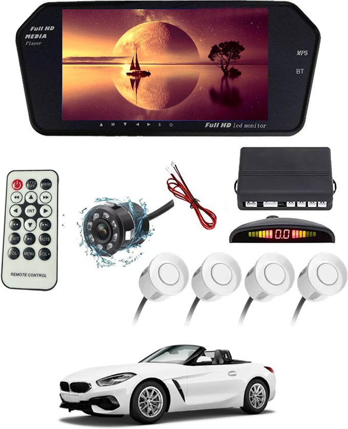 monolive Universal 7inch BT Screen With White Sensor With Parking Camera For Car-01 Multicolor LED-picture-25