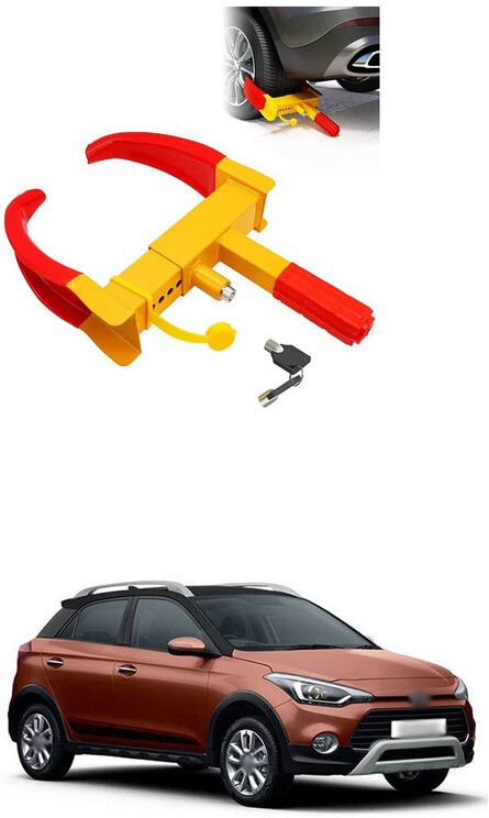 Car Wheel Tyre Lock Clamp Heavy Duty Anti Theft Protective For i-20 Acti-ve Wheel Lock-image-49