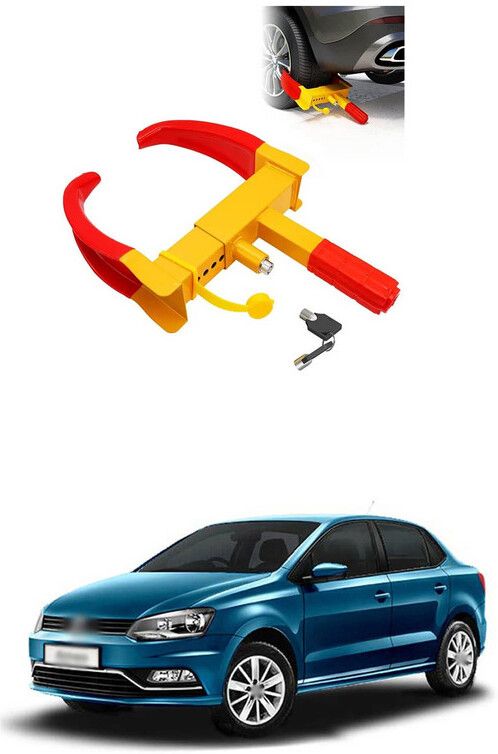 car wheel tyre lock clamp heavy duty anti theft protective for am-eo wheel lock