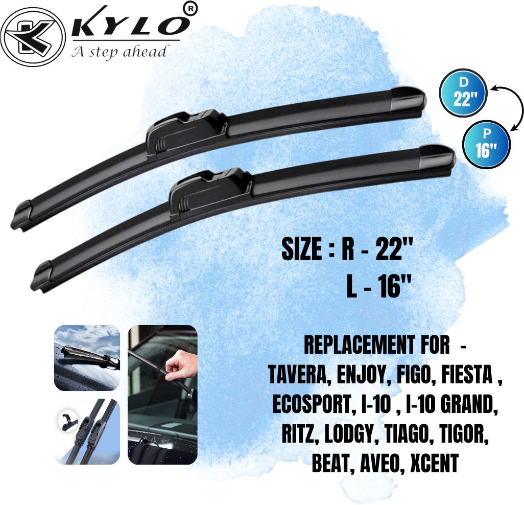 kylo Windshield Wiper For Chevrolet Tavera, Enjoy, Figo, Fiesta, Ecosport, i10, Grand i10, Ritz, Lodgy, Tiago, Tigor, Beat, Aveo, Xcent-picture-15