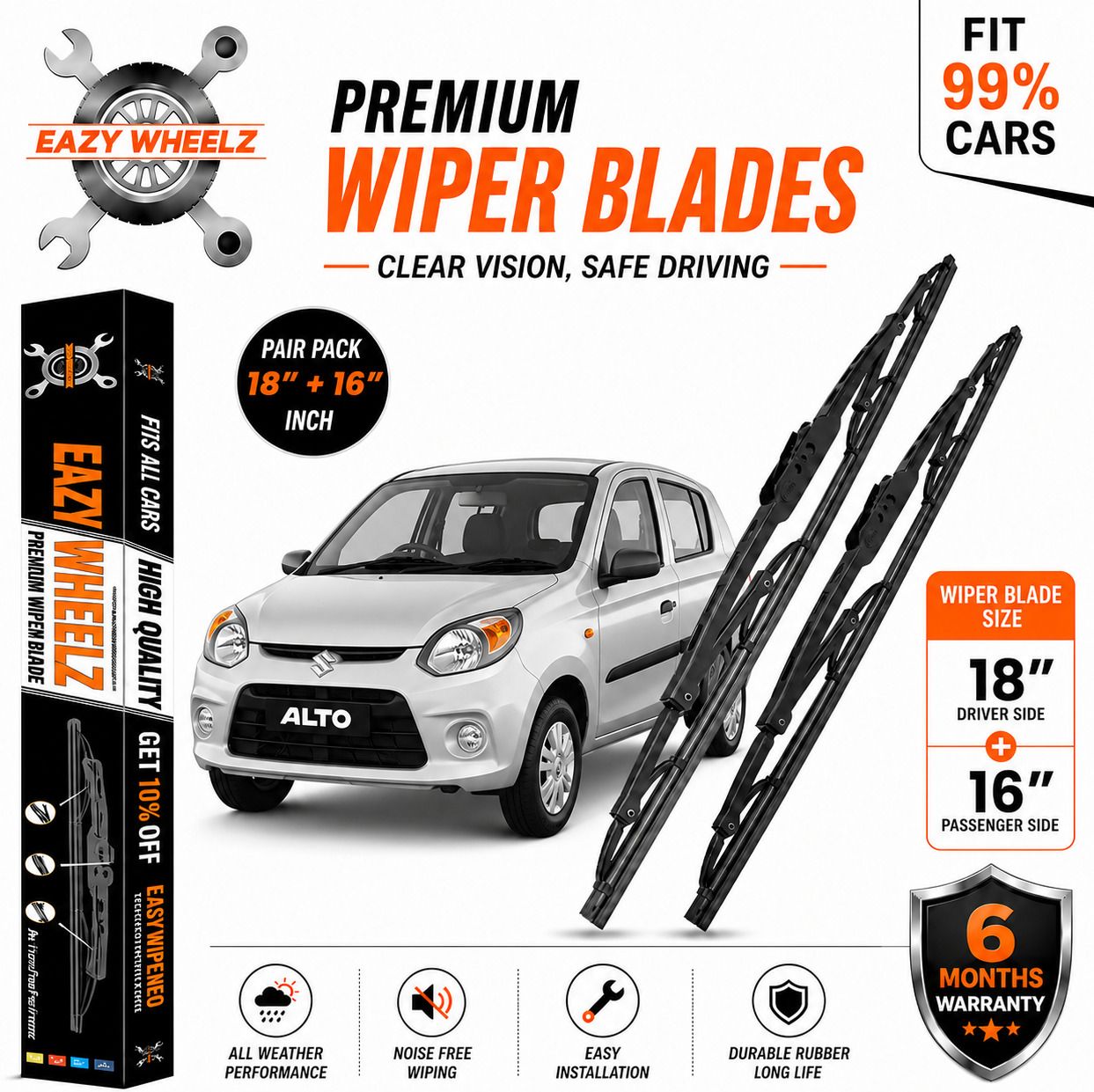 Windshield Wiper For Maruti Alto, WagonR-image-46