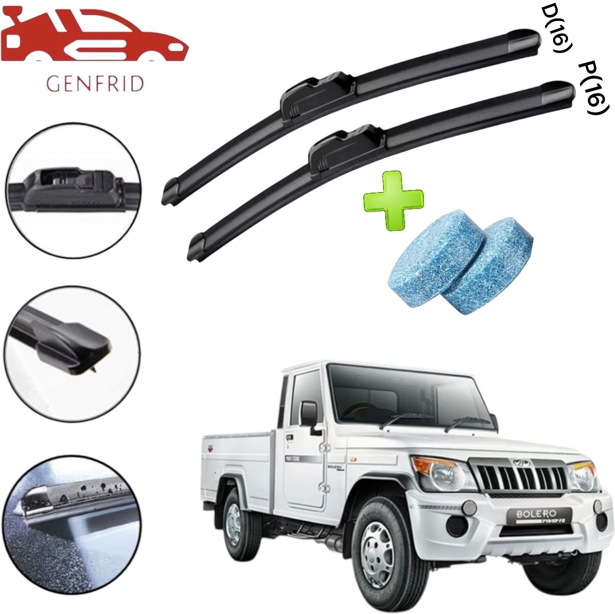 genfrid Windshield Wiper For MAHINDRA Bolero SLE-picture-19