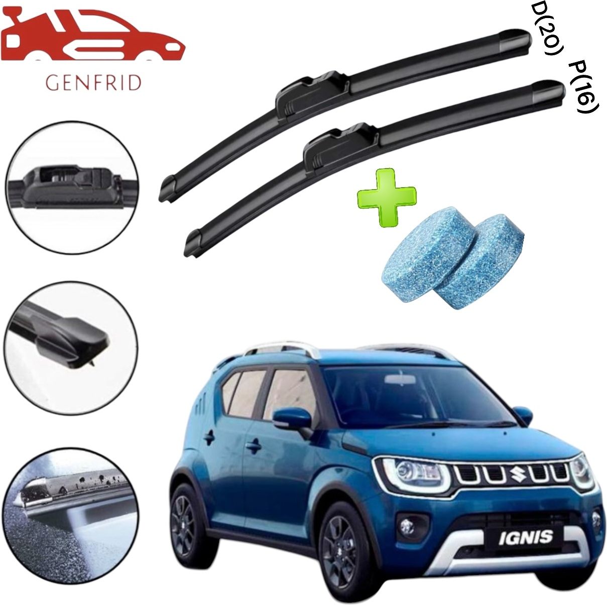 genfrid Windshield Wiper For Maruti Suzuki Ignis-picture-17