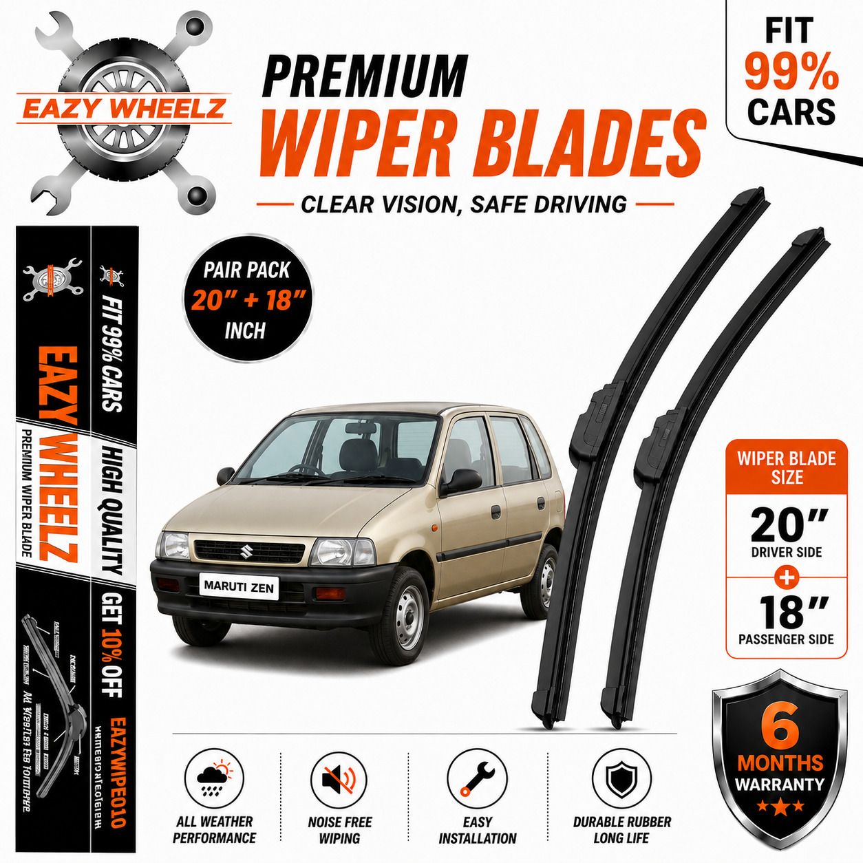 eazy wheelz Windshield Wiper For Maruti Zen-picture-36