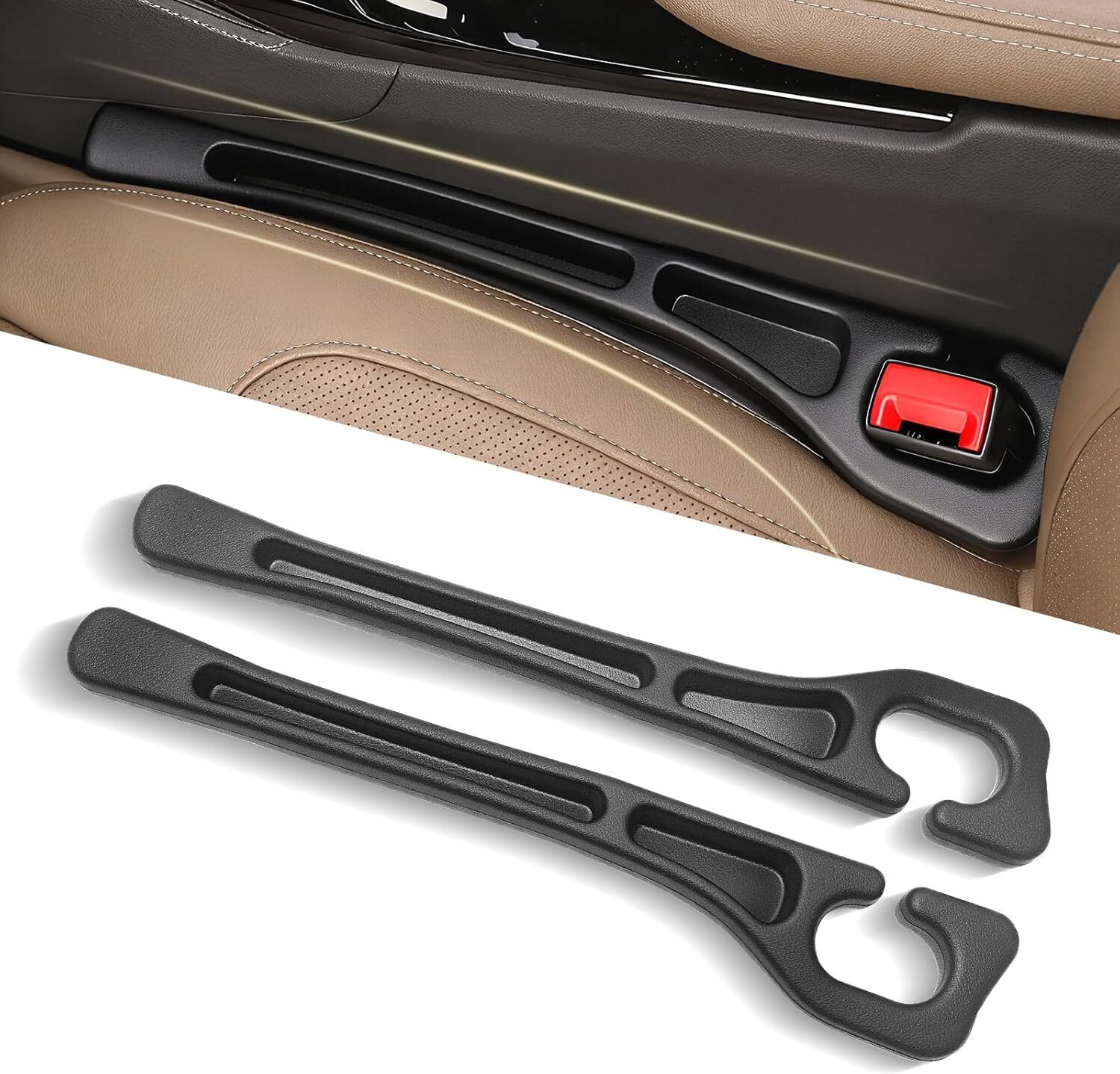 vedmik Universal Car Seat Gap Filler and Organizer Strip Locking Carabiner-picture-22