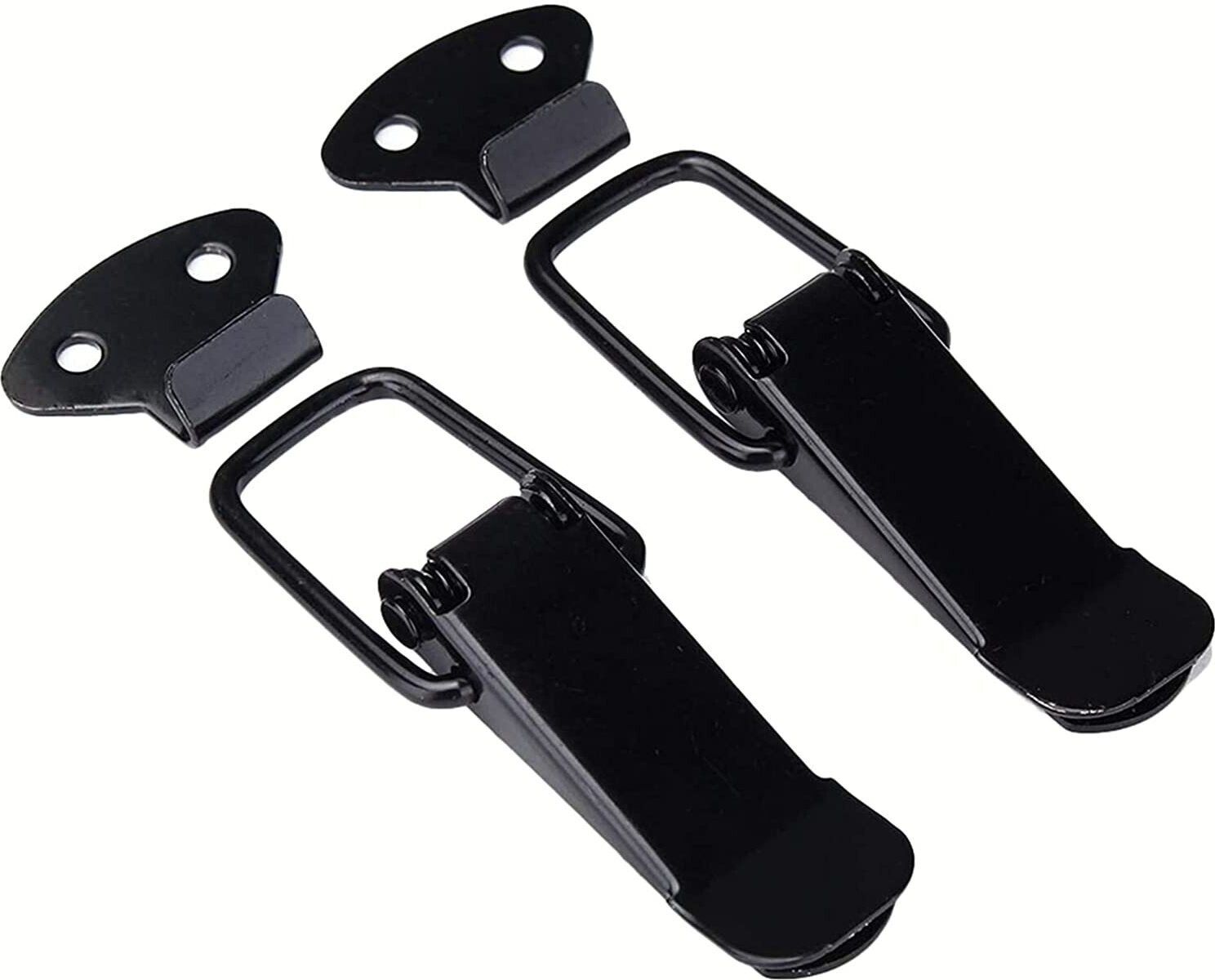 Security Hook Lock Clip Kit Car Quick Release Bumper Buckle Fasteners Locking Carabiner-image-1
