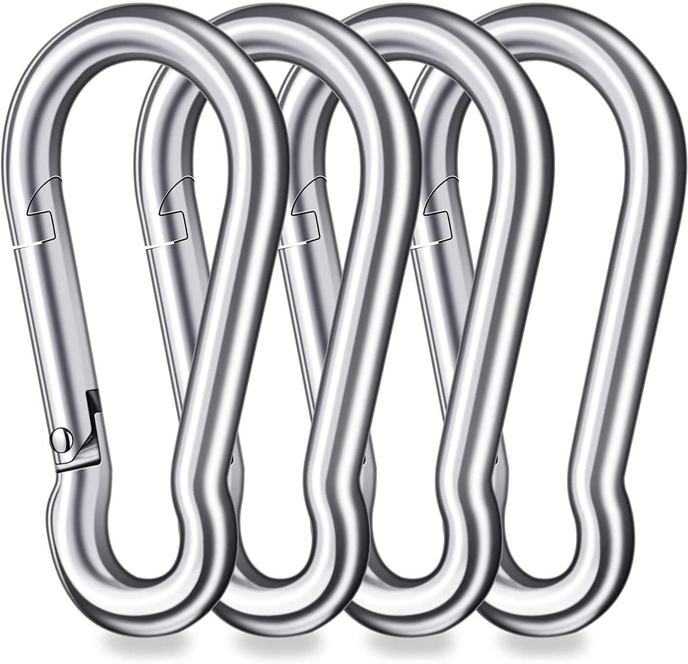 3 Inch Stainless Steel Spring or 316 Stainless Steel Clips Locking Snap Hook Locking Carabiner