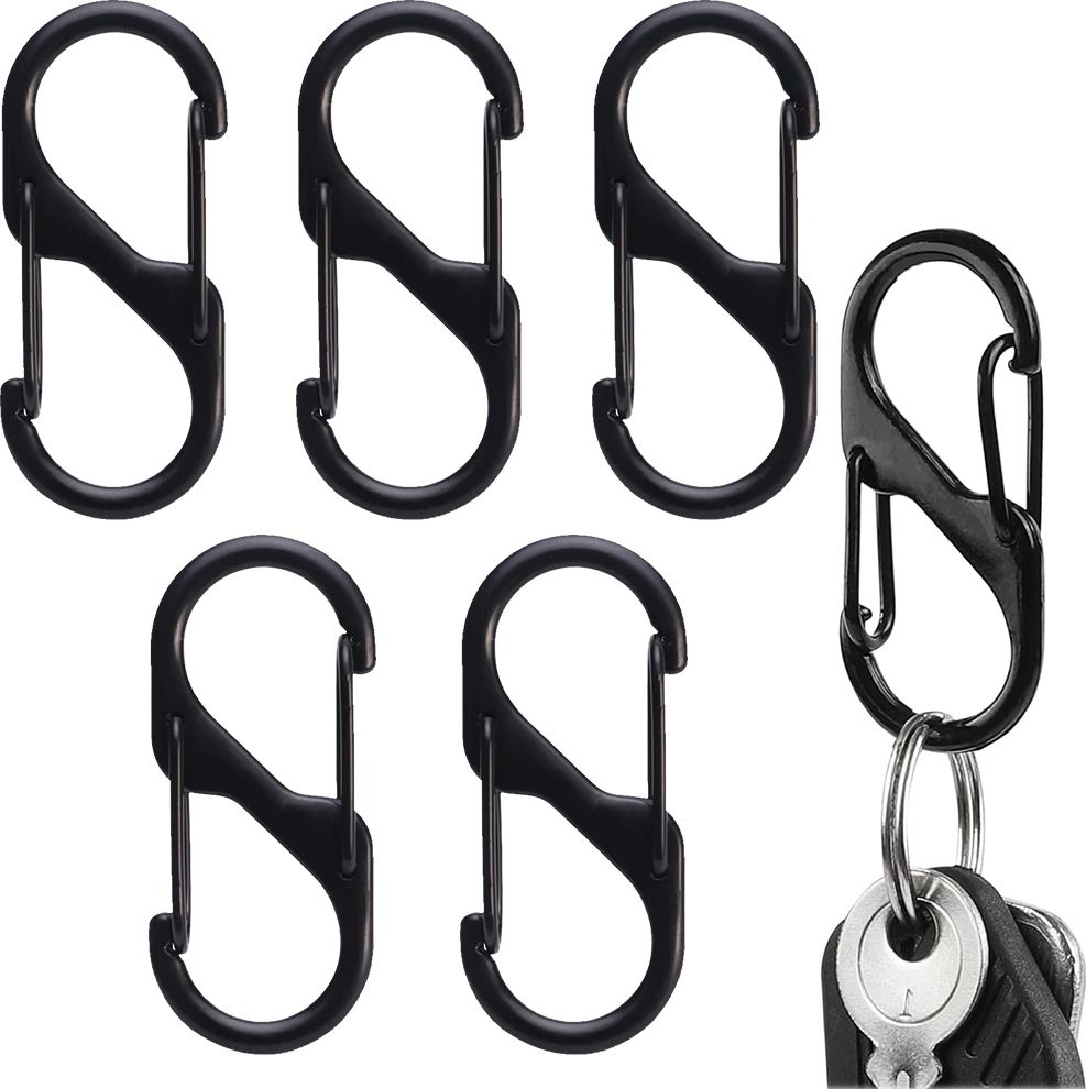 palay Dual Hook S Carabiners, Quick Release Design, Heavy-Duty Zinc Alloy, Versatile Locking Carabiner-picture-44