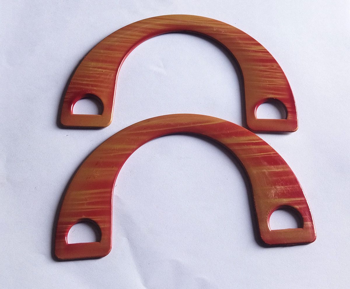 rrtraders Plastic Handbag Handle (2 Pcs) HBH-0003 Carabiner-picture-1