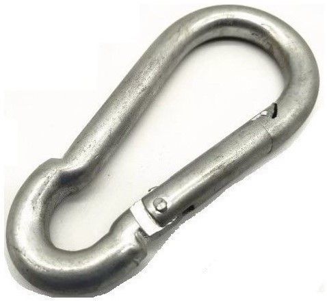 Safety Lock Snap Hook for Outdoor Sports (Galvanized M12 -Pack Off 10) Locking Carabiner-image-40