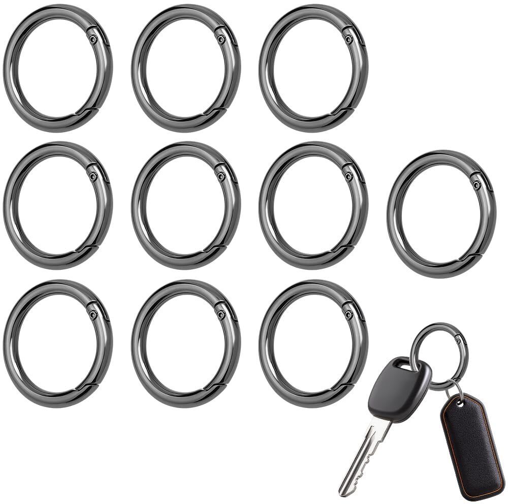 Mixed Color Metal Snap Hook Keyring Carabiner Clips for Bags and Camping Carabiner-image-49