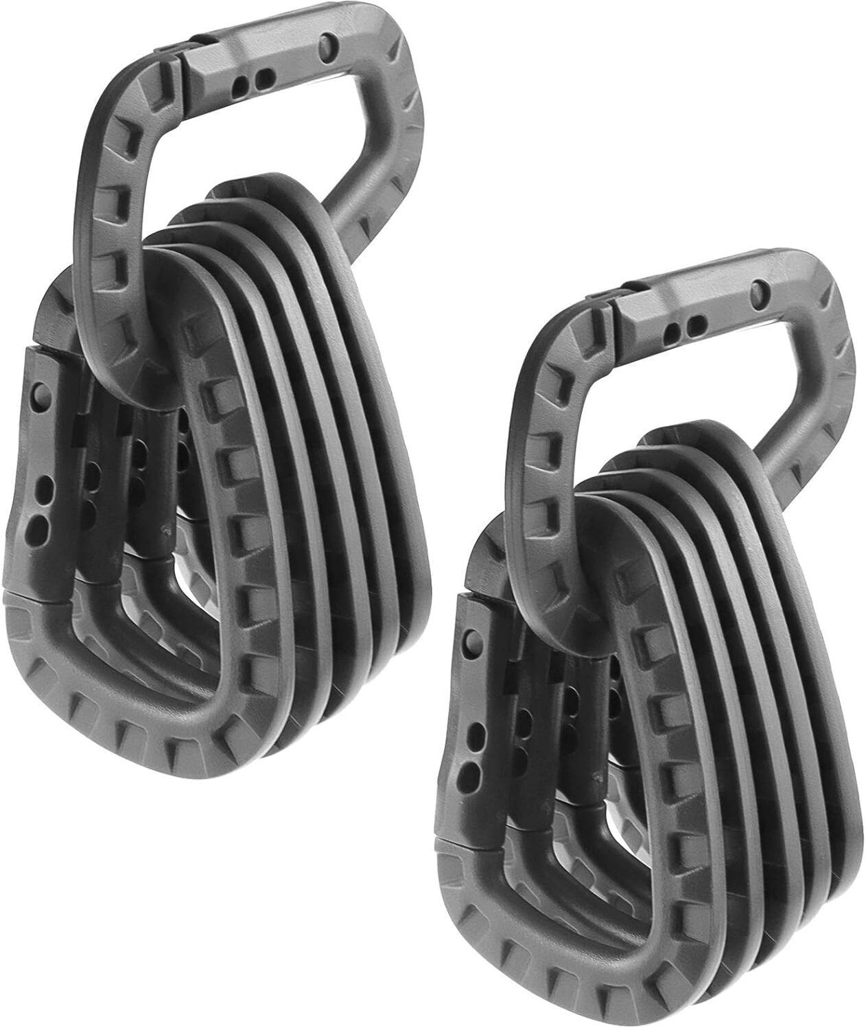 tckw Tactical Carabiner Keychain - Hard Polymer Carabiners D Rings Carabiner-picture-21