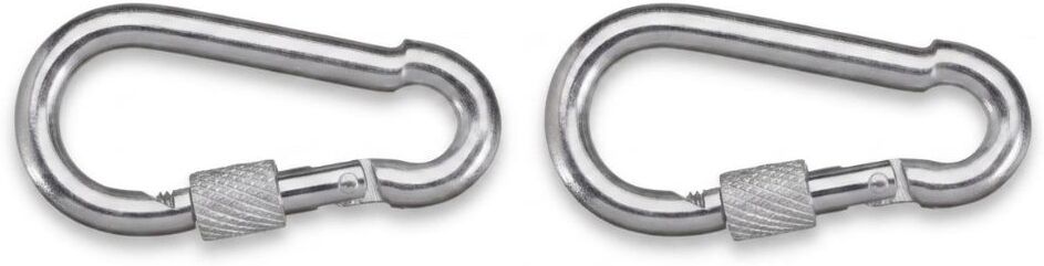Stainless Steel Carabiner Hook 8MM Screw Lock, Keyring Clip 2 Pcs for Hiking Locking Carabiner-image-37