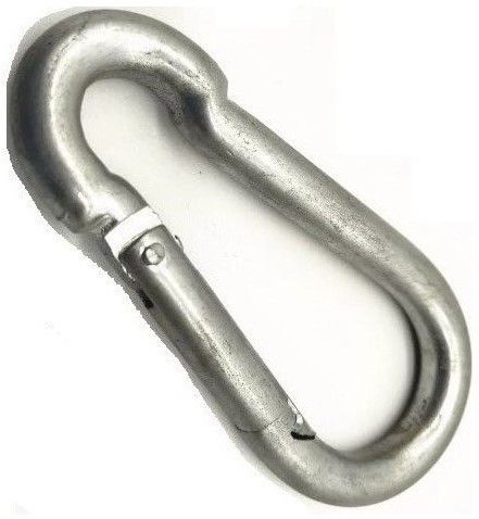 Safety Lock Snap Hook for Outdoor Sports (Galvanized M10 -Pack Off 10) Locking Carabiner-image-45